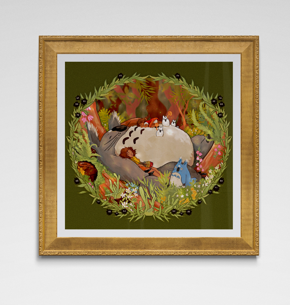 Sleeping Totoro |  Hahnemühle Photo Rag Print