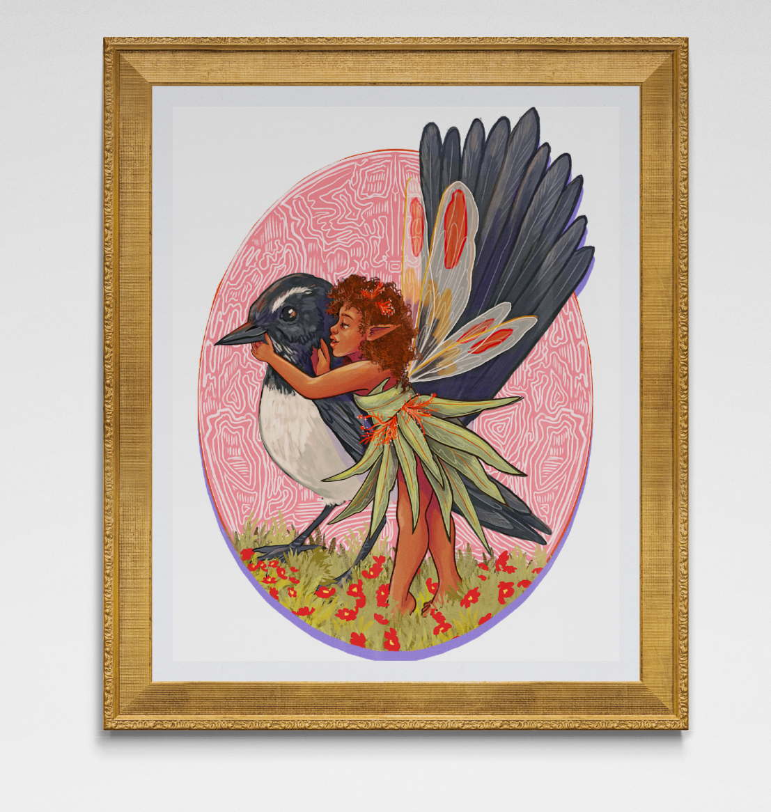 Little Gossiper |   Hahnemühle German Etching Print