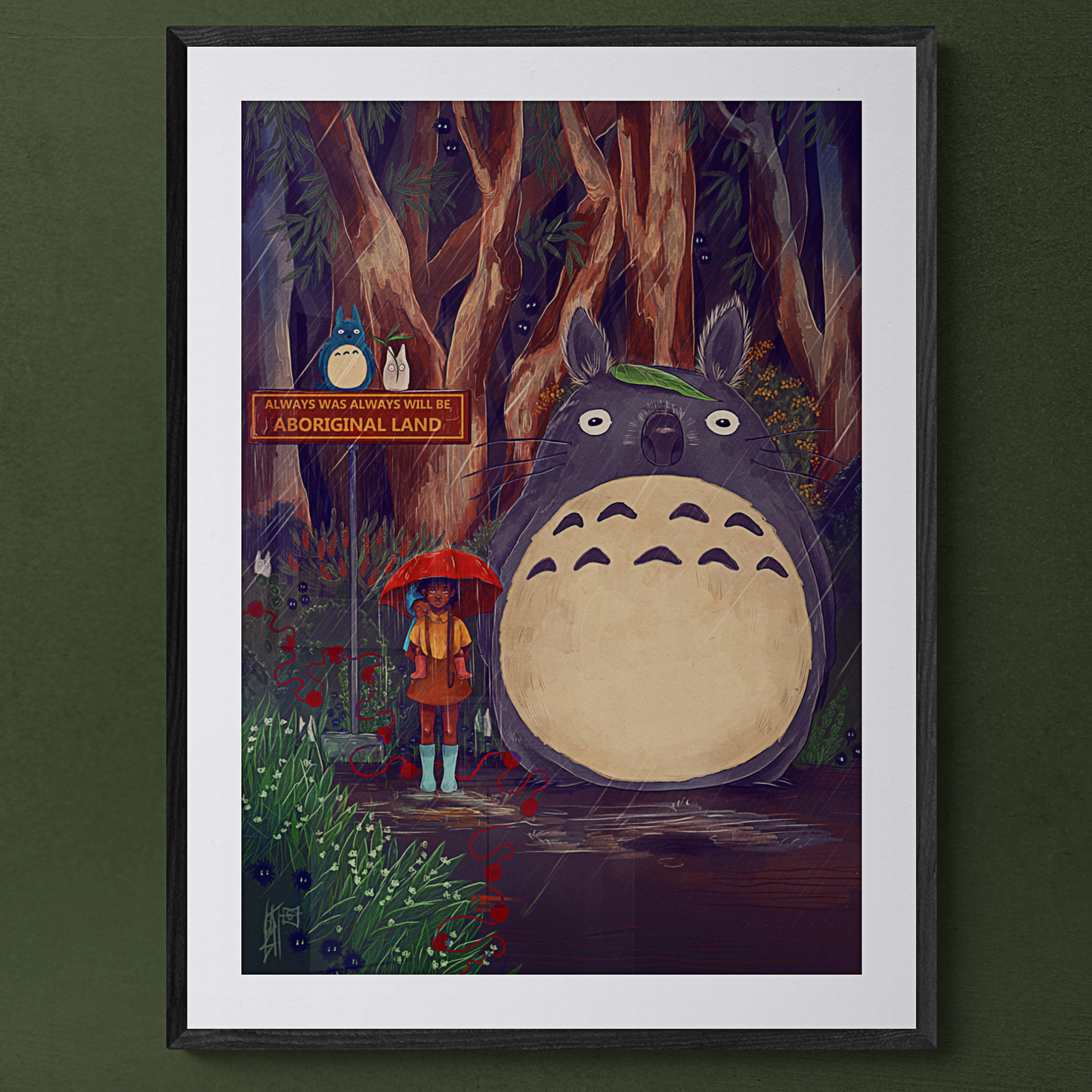 MY NEIGHBOUR TOTORO | A3 - A0 Hahnemühle German Etching Print